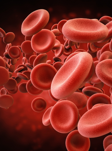 Blood plasma animation representing regenerative medicine